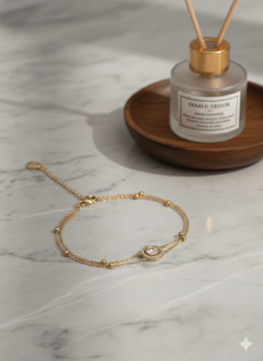 Minimal Polki Bracelet